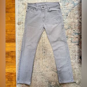 Levi's | Men’s 513 Slim Straight Jeans, Light Gray